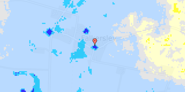 Ekstrem regn på Falkerslevvej 15