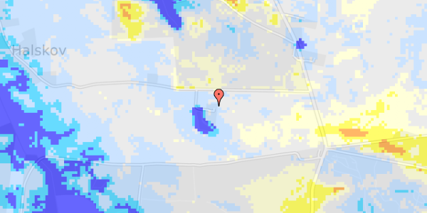 Ekstrem regn på Halskovvej 24