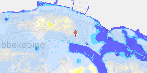 Ekstrem regn på Møllegade 40