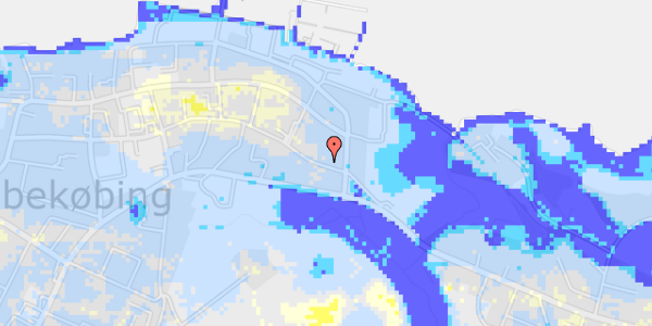 Ekstrem regn på Møllegade 41, 1. th