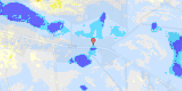 Ekstrem regn på Orevej 93