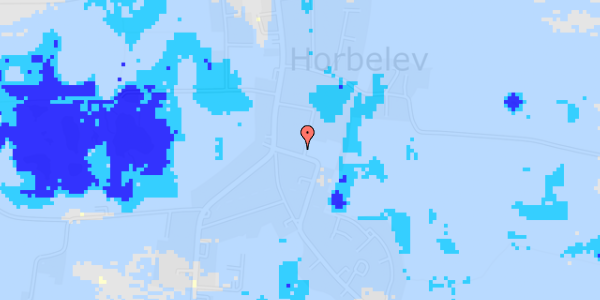 Ekstrem regn på Torvegade 3F