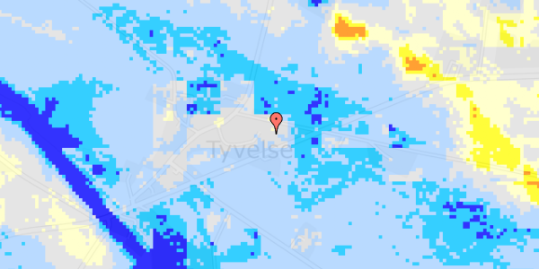 Ekstrem regn på Birkelunden 16