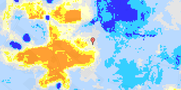 Ekstrem regn på Dadestien 23