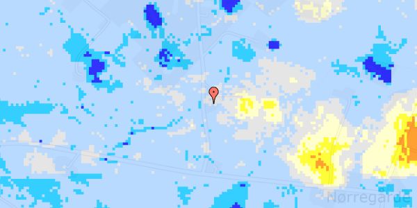 Ekstrem regn på Dadevej 6