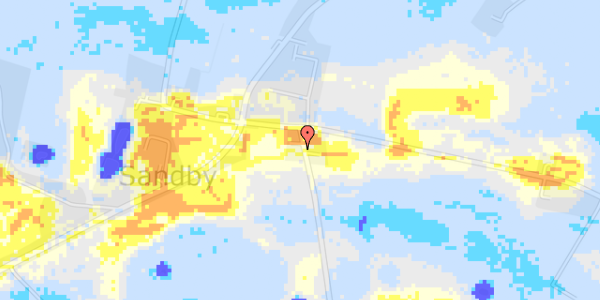 Ekstrem regn på Dadevej 25