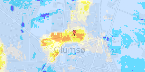 Ekstrem regn på Elmevej 16