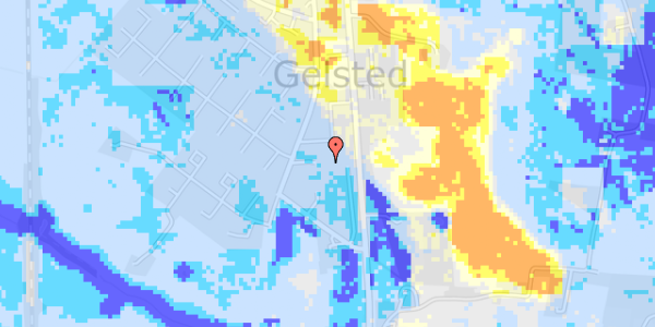 Ekstrem regn på Helgesvej 127