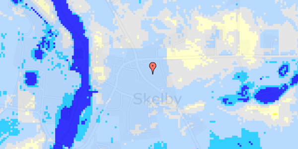 Ekstrem regn på Skelbyvej 46