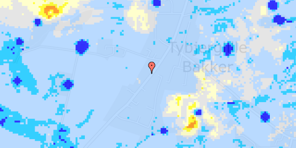 Ekstrem regn på Smedebakken 37