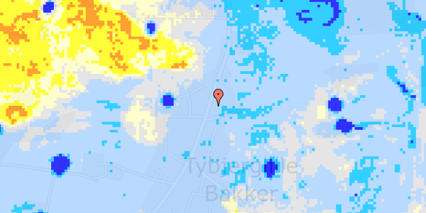 Ekstrem regn på Smedebakken 66