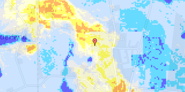 Ekstrem regn på Stenagergårdsvej 71