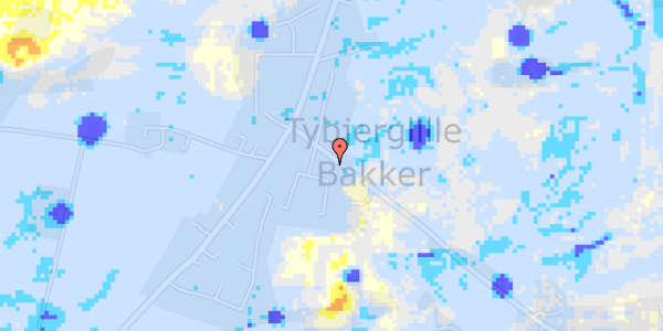 Ekstrem regn på Tybjerglillevej 12