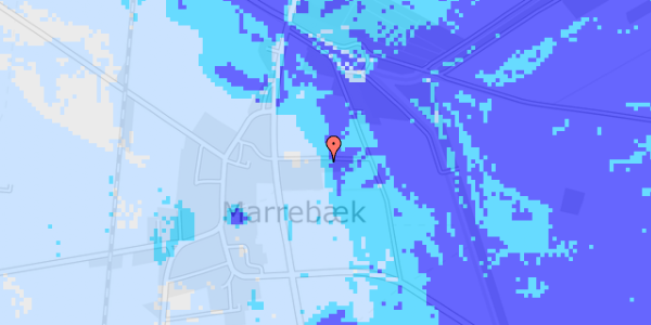 Ekstrem regn på Gedser Landevej 47A