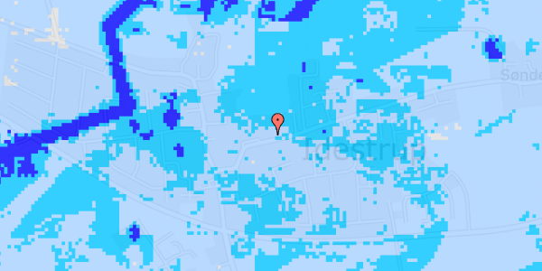 Ekstrem regn på Kirkevej 7