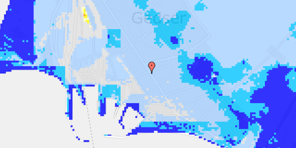 Ekstrem regn på Langgade 40