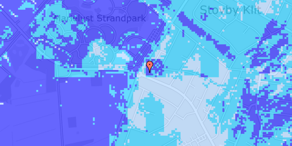 Ekstrem regn på Marielyst Strandvej 13