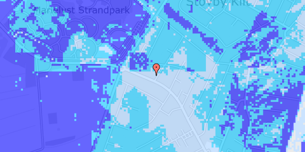 Ekstrem regn på Marielyst Strandvej 15