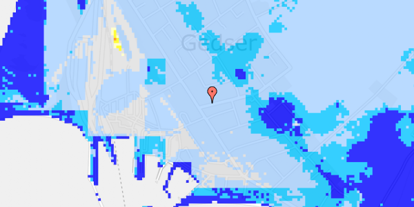 Ekstrem regn på Skolegade 1