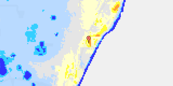 Ekstrem regn på Strandvejen 13