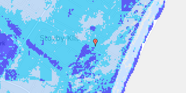 Ekstrem regn på Vestre Fasanvej 1