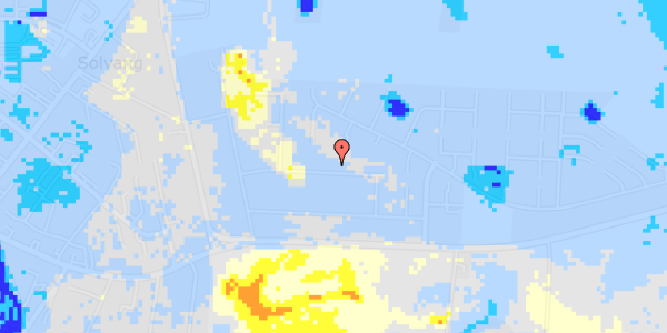 Ekstrem regn på Aagaardsvej 19