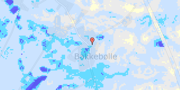 Ekstrem regn på Bakkebøllevej 101