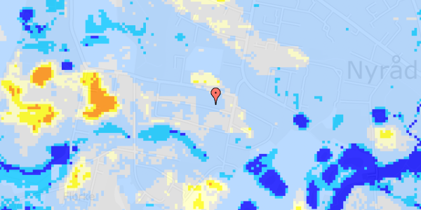 Ekstrem regn på Bakkedraget 17