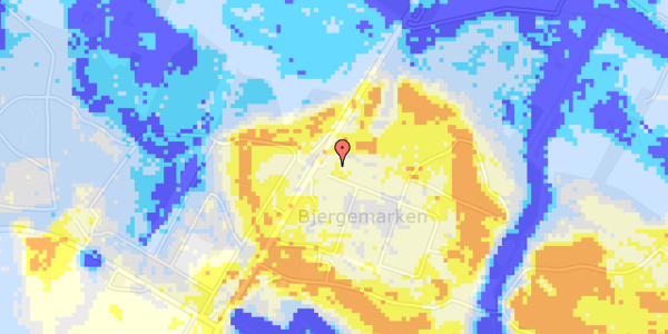 Ekstrem regn på Bøgely 1