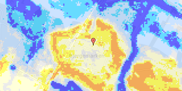 Ekstrem regn på Bøgely 13