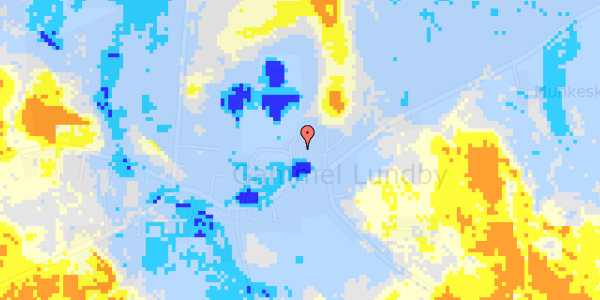 Ekstrem regn på Damvej 1