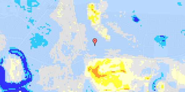 Ekstrem regn på Hammerichsvej 7