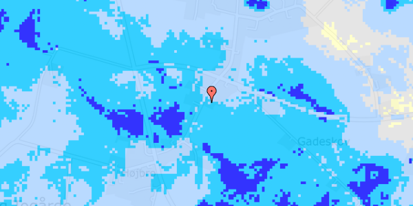 Ekstrem regn på Højbro 3