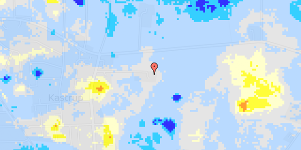 Ekstrem regn på Kastrupvej 3A