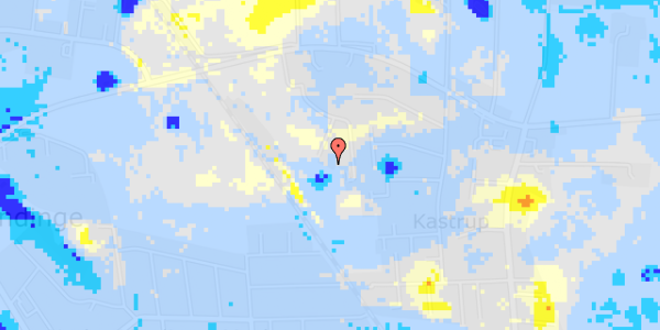 Ekstrem regn på Kirkebakken 52