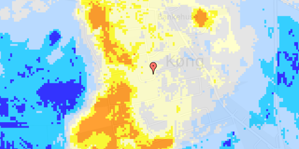 Ekstrem regn på Kodrivervej 16