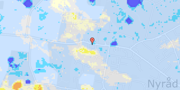 Ekstrem regn på Nyraad Hovedgade 18A