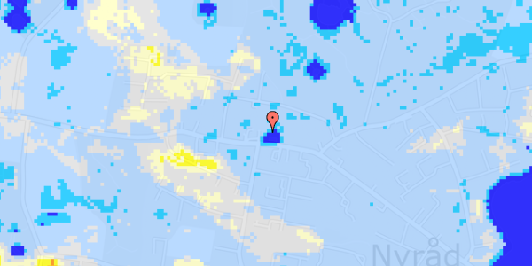 Ekstrem regn på Nyraad Hovedgade 37