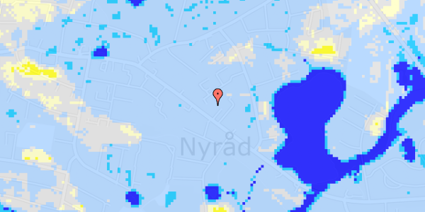 Ekstrem regn på Nyraad Hovedgade 87