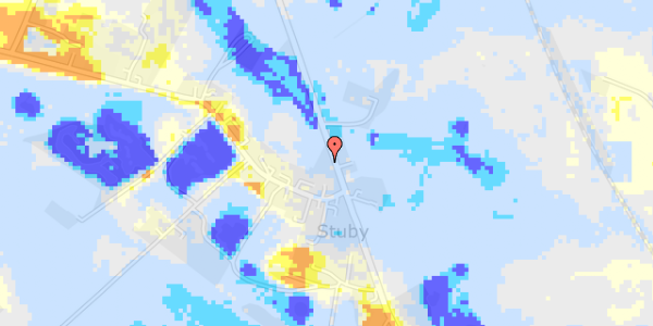 Ekstrem regn på Næstvedvej 167