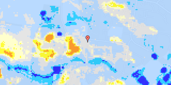 Ekstrem regn på Sandbergvej 18