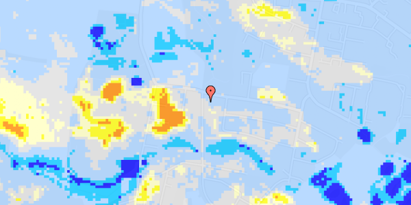 Ekstrem regn på Sandbergvej 19