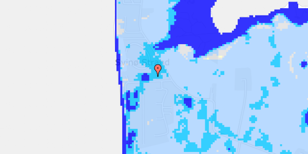 Ekstrem regn på Sandvigvej 8