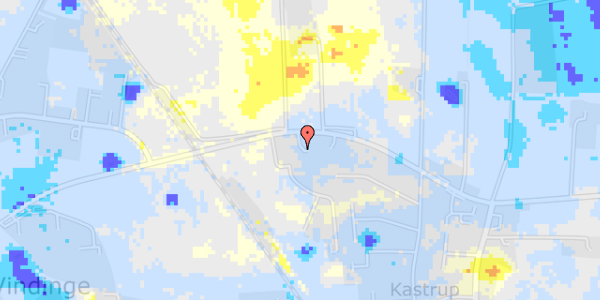 Ekstrem regn på Sct.Clemensvej 60