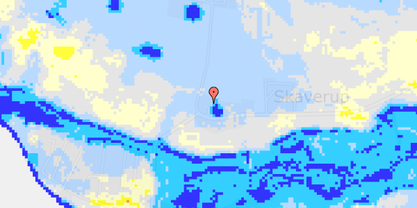 Ekstrem regn på Skaverupvej 50