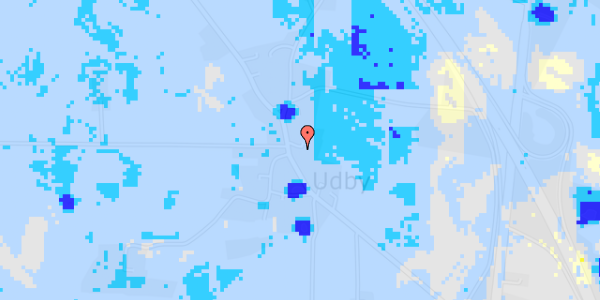 Ekstrem regn på Spangsvej 173