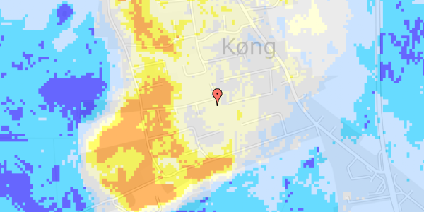 Ekstrem regn på Vikkevej 28