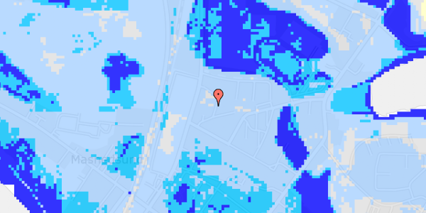 Ekstrem regn på Vinkelvej 46, 2. th