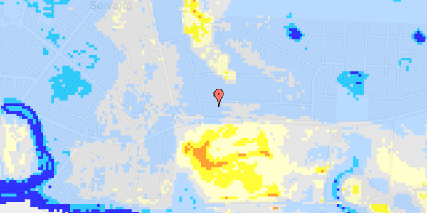 Ekstrem regn på Wesselsvej 4