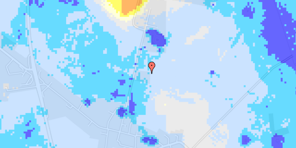 Ekstrem regn på Øbjerggårds Alle 14